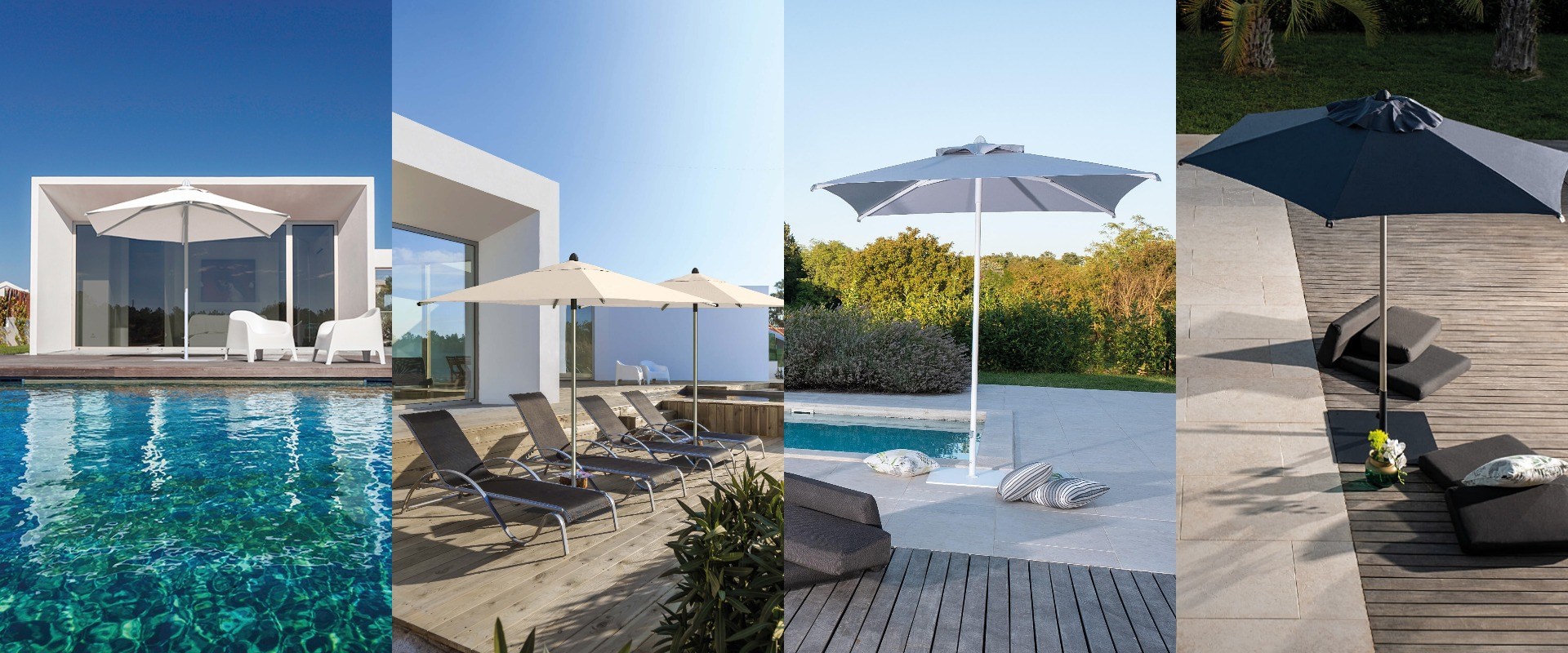 Scolaro Lido parasol canopy options – iSaloni 2024