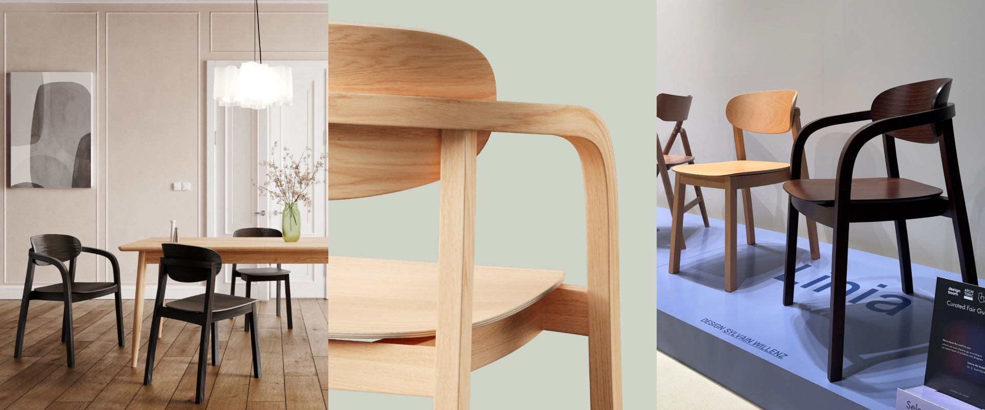 Linia wooden chair – iSaloni 2024