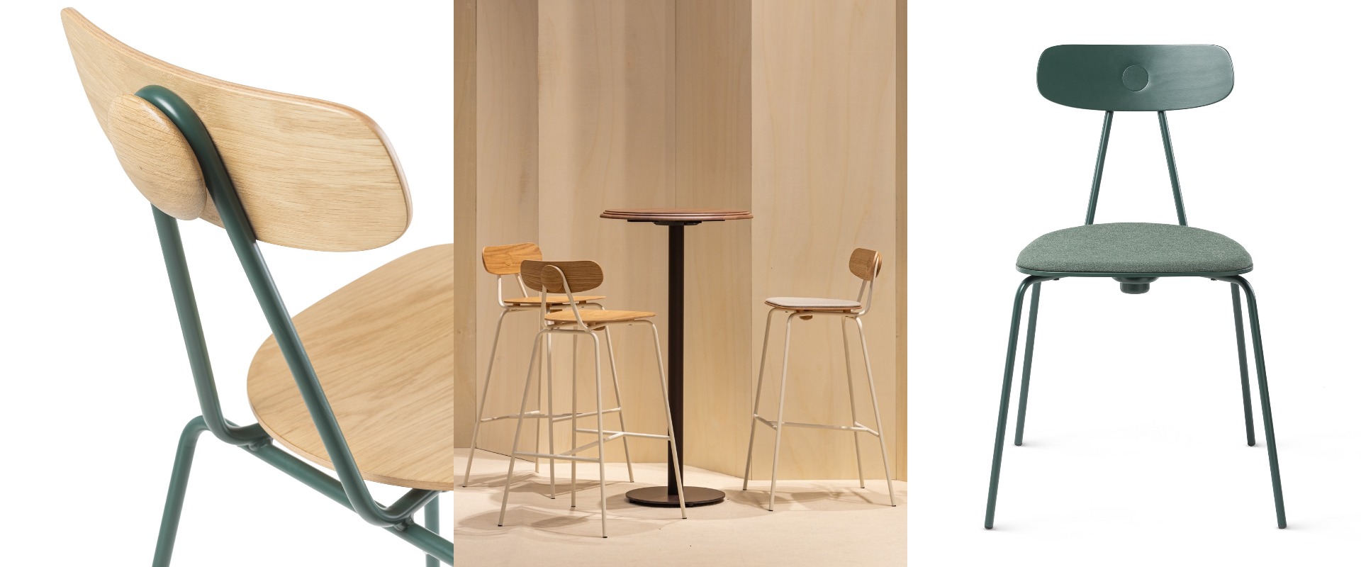 Skool chair – wood and metal – iSaloni 2024